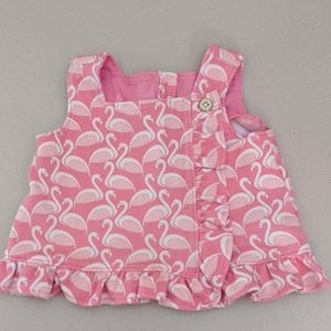 Janie and Jack Flamingo ruffle top